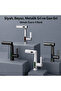 3-Function Waterfall Faucet with Led Temperature Display Pull-Out Head 360 °   Kitchen Bathroom Faucet - 6