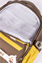 Premium Imported Waterproof Fabric Multi-Compartment School, Sports, Travel, Laptop Backpack Mustard Brown 15F - 7