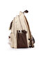 Premium Imported Waterproof Fabric Multi-Compartment School, Sports, Travel, Laptop Backpack Cream Brown 15F - 5