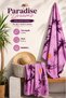 Paradise Dreams Printed Beach Towel 70X150 cm Tropical Palm Pattern Quick Drying Sea Towel