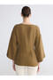 Nevavm Double-Breasted Collar Muslin Oversize Women's Kimono with a Difference - 4