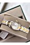 Special Design Silver-Gold Color 5 Atm Water Resistant Full Steel 24 Months Warranty Women Wristwatch 2224Mr - 2