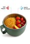 صندوق غداء معزول مانع للتسرب من الفولاذ المقاوم للصدأ خالٍ من مادة BPA مع مقبض، وملعقة وشوكة قابلة للطي - 7
