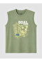 Nevavm Oval Collar Printed Boys' Undershirt with a Difference