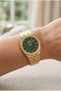 Gold Women's Wristwatch |   30.5mm Stainless Steel Case, Green Dial - 2