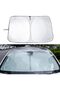 Baiajaz Car Front Windshield Sunshade Sun Visor Protector for Pajero V80 V93 V95 V97 V98 2007-2021 C - 2
