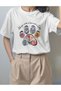 Pawed Dog Love Printed Short Sleeve White Tshirt