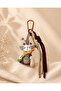 Brown Cat Bag Charm