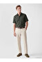 Southblue Beige Regular Fit 100% Linen Men's Trousers - 2