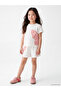 Two Mt Shop Quality Lcw Kids White 2 Thread Printed Short Girls' Shorts
