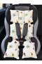 Baby and Child Stroller and Car Seat Cushion – Patterned Comfortable Car Seat Cushion – Soft Support Cushion - 3