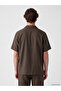 Lcw Vision Brown Regular Fit Muslin Men's Shirt - 4