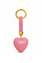 Heart and Stone Luxury Bag Charm – Pink Crystal Bag Charm - 2