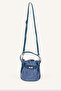 Faux Leather Women's Handbag with Metal Lock Detail I4431Axns