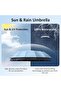 Automatic Folding Umbrella with Upf 50+ Protection and 12-Spoke Frame for Wind Resistance and - 5