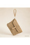 hand knitted straw bag