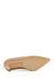 Women's Beige Thin Heeled Leather Stiletto Af210001Dv - 5