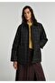 Regular Fit Shirt Neck Zippered Lined Water Resistant Women's Brown Coat