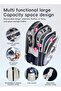 School Bag, Children's School Backpack, Student Backpack with Pencil Case, Lunch Bag, Wheeled Base, Car Pattern - 3