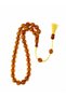 Heirloom of the Grandfather, 60 Years Old Syrian Stick Amber 9 mm Flat Sphere Cut Certified Prayer Beads - 3