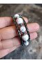 White Turquoise Bracelet - Steel Wire Bracelet - 3