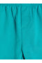 Özmarka New Season Green Elastic Waist Baby Boy Shorts 2-Pack - 3