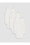 Esvab • Modern & Distinctive Baby Girl Snap-On Bodysuit with Straps, 3-Piece Set