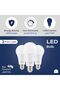 مصباح LED 15 واط A70 E27-3 من لوازم، حزمة ضوء نهاري 6500 كلفن - مصابيح موفرة للطاقة 80 واط غير قابلة - 3