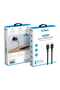 60W USB Type-C to USB Type-C Cable, Black/White, 1.2m, IK-IDCC060 - 3