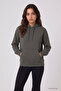 Standard Hooded 3-Pack Black-Khaki-Beige Women's Sweatshirt - 97321 - 4