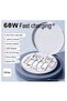 Multi-Functional Travel Cable Organizer with USB-C Lightning and Micro USB Connectors Portable Charging Storage Box with Phone Holder and SIM Ejector - 3
