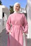Slit Long Tunic Y0163 - Pink - 2