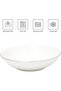 Handmade 2mm Platinum Rim Soup Plate - Elegant 8" Fine Dining Bowl - 3