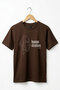 Human Structure Minimalist Graphic Printed 100% Cotton Crew Neck Basic Tshirt