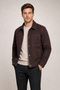 Men's Gabardine Seasonal Jacket with Tile Stitching Detail - 3