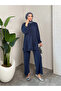 Elegant Model Pike Fabric Women's Top and Bottom Set - 3