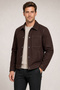Men's Gabardine Seasonal Jacket with Tile Stitching Detail - 2