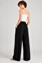 Flowy Linen Blend Trousers - 2