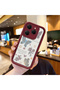 Tecno Spark 20 Pro 4g Compatible Case Camera Protector Heart Pattern Maroon Lover Couple Silicone Phone Case