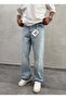Effected Washed Vintage Flared Fit Jean - 2