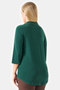 10751 Green Polo Collar Triple Sleeve Knitted Blouse - 4