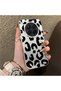 Tecno Camon 40 Premier Compatible Black Leopard Print Silicone Phone Case, Shock Protection