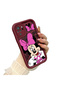 Xiaomi Poco M5S Compatible Case Camera Protector Cartoon Pattern Maroon Lover Couple Silicone Phone Case - 3