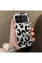 Poco F8 Pro 5g Compatible Black Leopard Printed Silicone Phone Case, Shock Protection