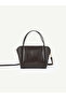 Brown Shk342 Faux Leather, Zippered, Bow Detail, Long Strap, Hand, Arm and Shoulder Bag - 6