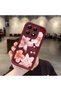 Mi 14t Compatible Case Camera Protector Floral Case Burgundy Lover Couple Silicone Phone Case