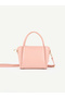 Pink Shk342 Faux Leather, Zippered, Bow Detail, Long Strap, Hand, Arm and Shoulder Bag - 6