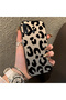 Samsung Galaxy A30/A20 Compatible Black Leopard Printed Silicone Phone Case, Shock Protection