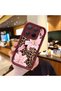 Mi 15t Pro Compatible Case Camera Protector Flower Case Burgundy Lover Couple Silicone Phone Case