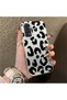 حافظة هاتف من السيليكون مطبوعة بنقشة الفهد الأسود متوافقة مع Redmi Note 11/Note 11S، حماية من الصدمات